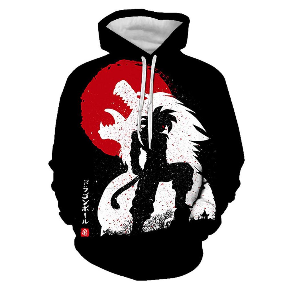 Dragon ball Anime 3D hoodies Men Women Hooded Sweatshirt Dragonball Son Goku Casual Pockets Streetwear Autumn Tops - Vimost Shop