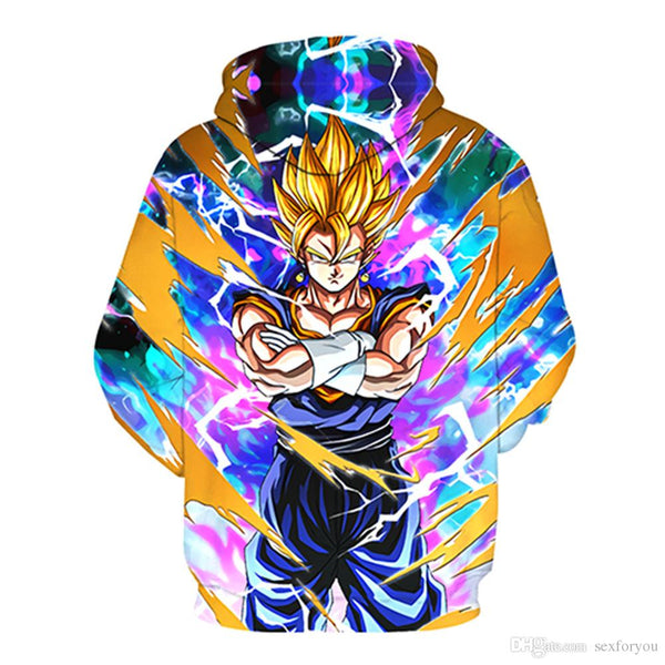 Dragon ball Anime 3D hoodies Men Women Hooded Sweatshirt Dragonball Son Goku Casual Pockets Streetwear Autumn Tops - Vimost Shop