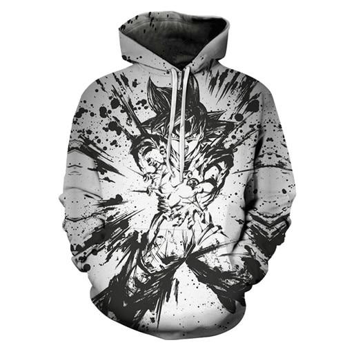 Dragon ball Anime 3D hoodies Men Women Hooded Sweatshirt Dragonball Son Goku Casual Pockets Streetwear Autumn Tops - Vimost Shop