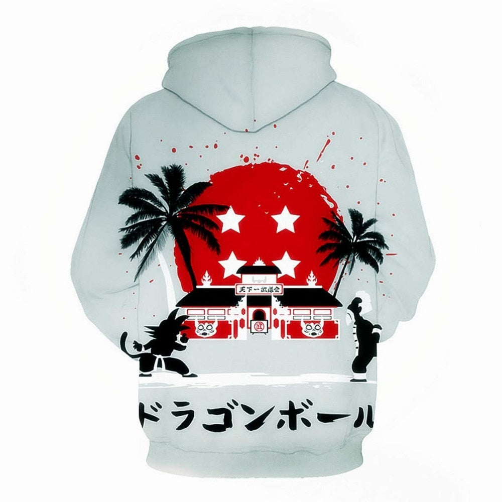 Dragon ball Anime 3D hoodies Men Women Hooded Sweatshirt Dragonball Son Goku Casual Pockets Streetwear Autumn Tops - Vimost Shop