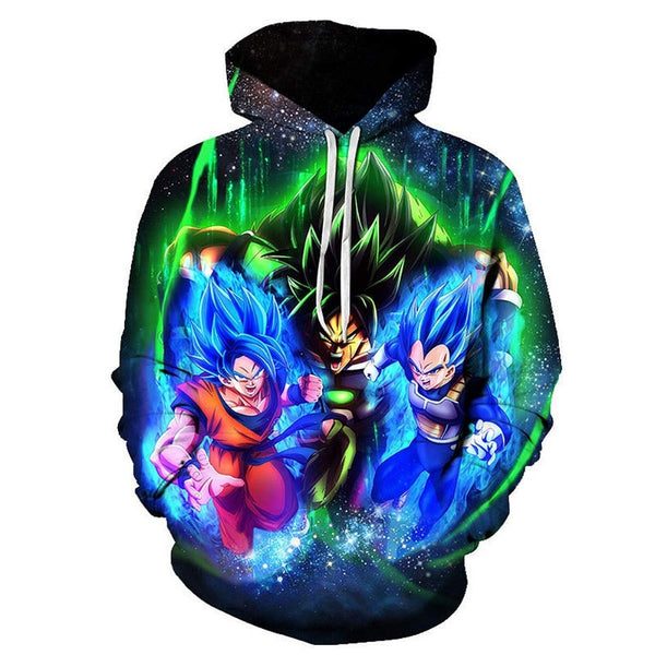Dragon ball Anime 3D hoodies Men Women Hooded Sweatshirt Dragonball Son Goku Casual Pockets Streetwear Autumn Tops - Vimost Shop