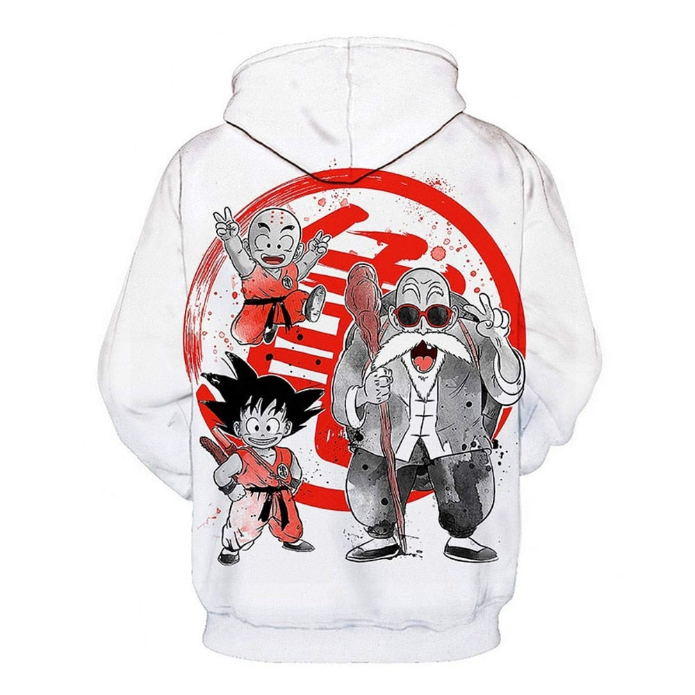 Dragon ball Anime 3D hoodies Men Women Hooded Sweatshirt Dragonball Son Goku Casual Pockets Streetwear Autumn Tops - Vimost Shop