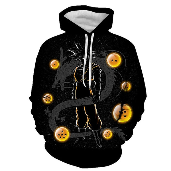 Dragon ball Anime 3D hoodies Men Women Hooded Sweatshirt Dragonball Son Goku Casual Pockets Streetwear Autumn Tops - Vimost Shop
