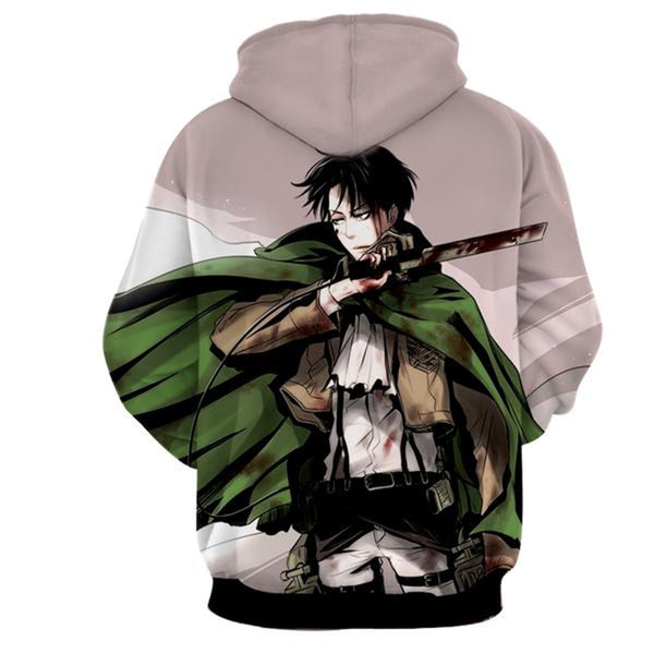 Anime Design Men's 3d Hoodies Fashion Full Printed Hooded Pullovers Male Cool Attack On Titan 3D Sweatshirt Hoodies | Vimost Shop.