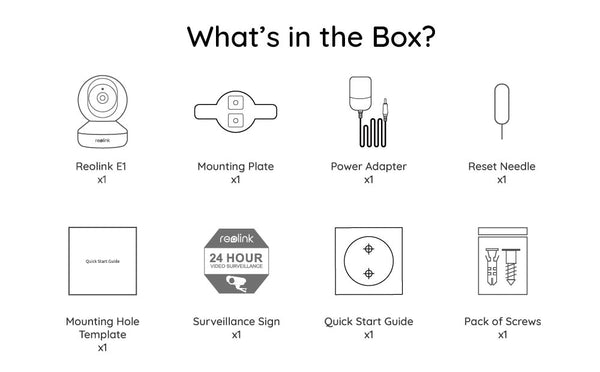 3MP indoor ip camera WiFi Pan&Tilt 2-way audio remote access SD card slot home security camera  E1 | Vimost Shop.