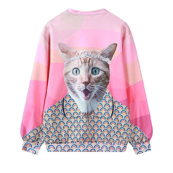 Autumn Winter Harajuku Cat Style Sweatshirt | Vimost Shop.