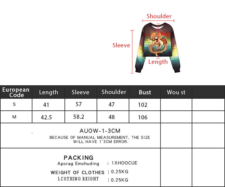 Women Harajuku Loose3D Digital Printed Sweatshirt | Vimost Shop.