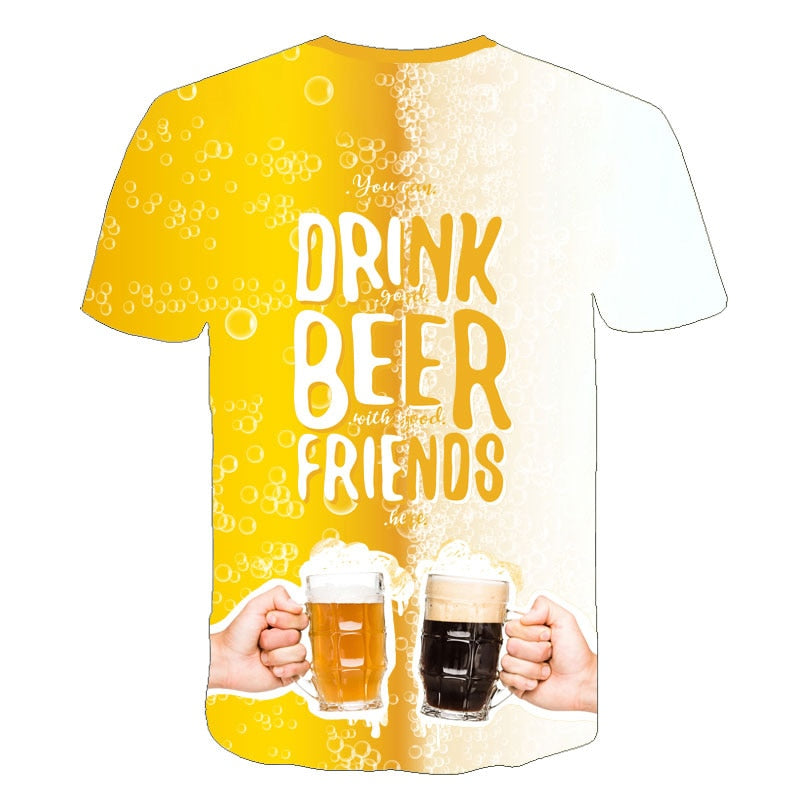 Fruits Food 3D t shirt Men Cans of Beer Printed Hip Hop Crewneck short Sleeve Men/Women t-shirt tee tops Wholesale | Vimost Shop.