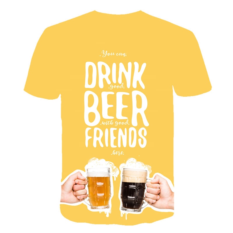 Fruits Food 3D t shirt Men Cans of Beer Printed Hip Hop Crewneck short Sleeve Men/Women t-shirt tee tops Wholesale | Vimost Shop.