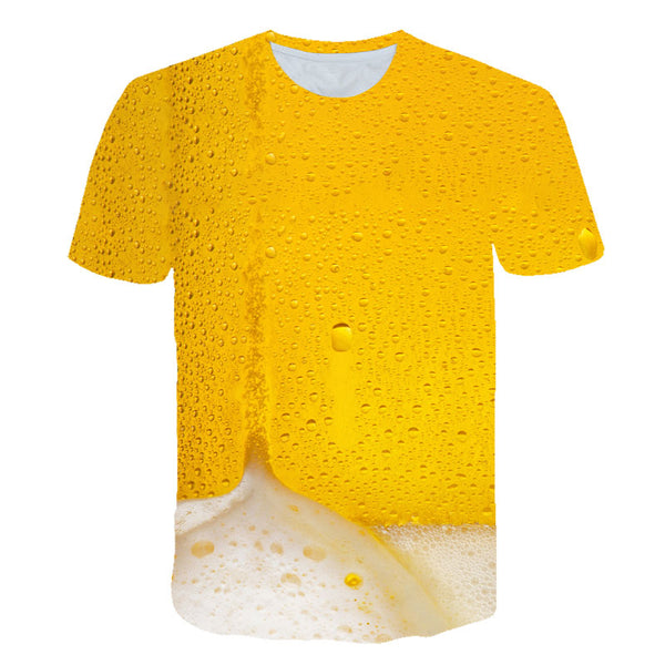 Fruits Food 3D t shirt Men Cans of Beer Printed Hip Hop Crewneck short Sleeve Men/Women t-shirt tee tops Wholesale | Vimost Shop.