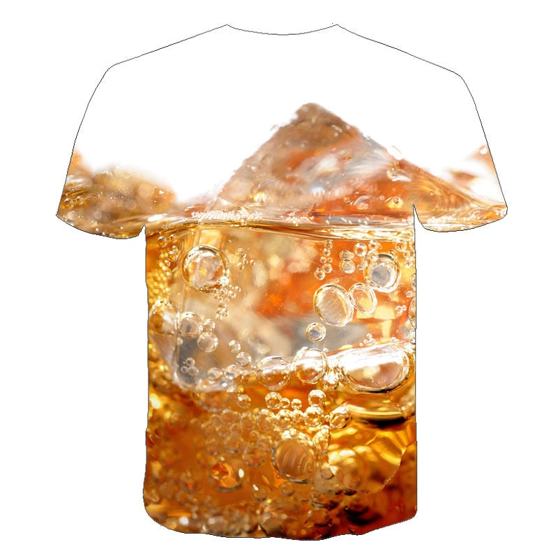 Fruits Food 3D t shirt Men Cans of Beer Printed Hip Hop Crewneck short Sleeve Men/Women t-shirt tee tops Wholesale | Vimost Shop.