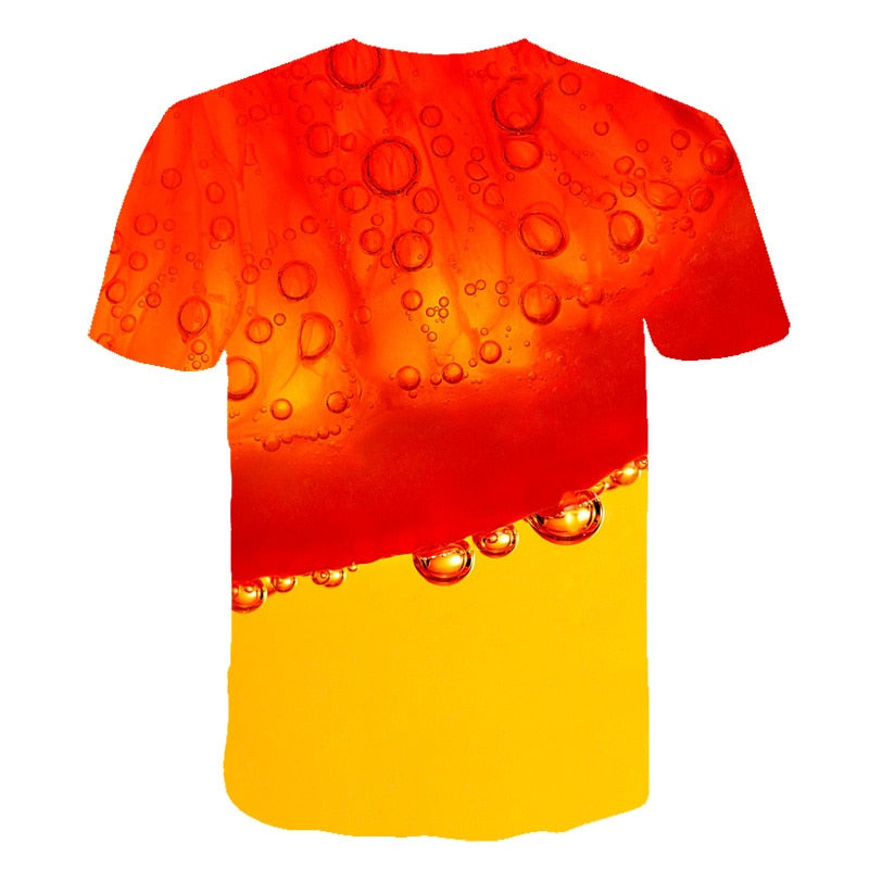 Fruits Food 3D t shirt Men Cans of Beer Printed Hip Hop Crewneck short Sleeve Men/Women t-shirt tee tops Wholesale | Vimost Shop.