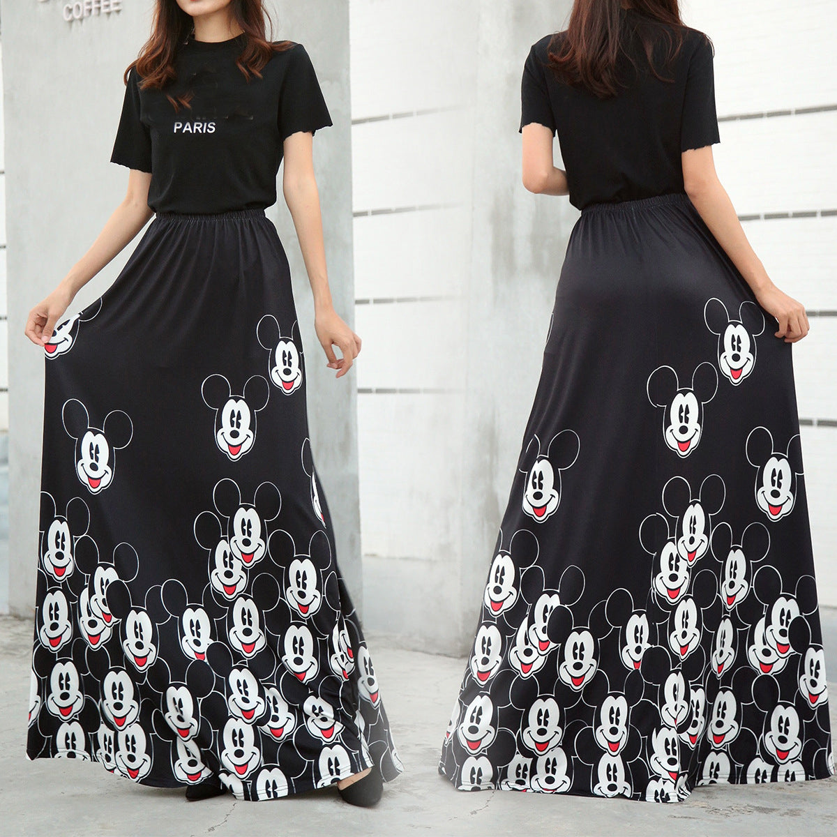 Women's Bud Skirt Mouse Waist Long Skirts | Vimost Shop.