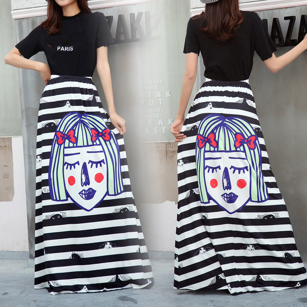 Women's Bud Skirt Mouse Waist Long Skirts | Vimost Shop.