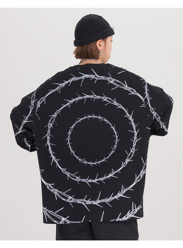 Sweatshirt Men Vicious Dog Printed Hip Hop Street Style Hoodies Streetwear | Vimost Shop.