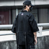 Harajuku Open Stitch Jackets Men Hip Hop Thin Coats Ribbons Japanese Style Male Seven-cent Sleeve Streetwear | Vimost Shop.