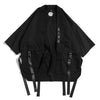 Harajuku Open Stitch Jackets Men Hip Hop Thin Coats Ribbons Japanese Style Male Seven-cent Sleeve Streetwear | Vimost Shop.