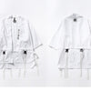Harajuku Open Stitch Jackets Men Hip Hop Thin Coats Ribbons Japanese Style Male Seven-cent Sleeve Streetwear | Vimost Shop.