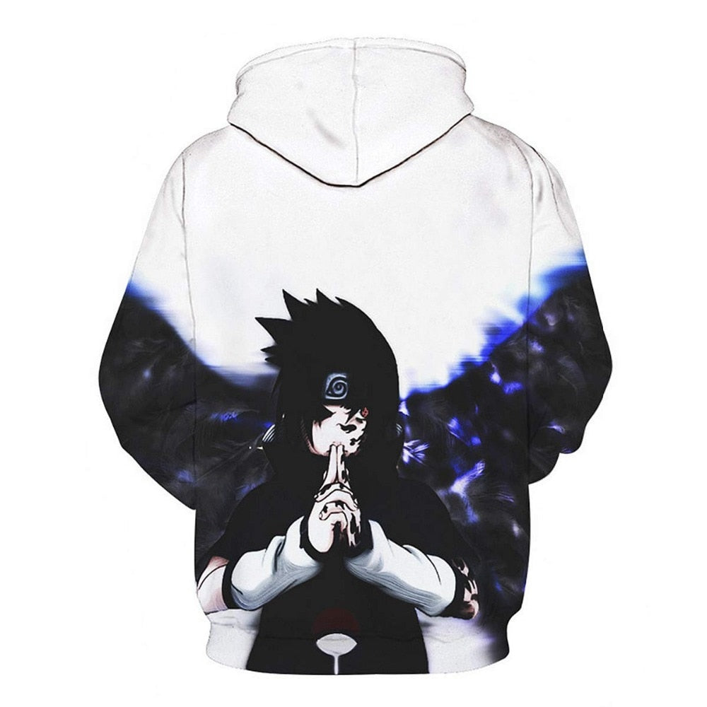 Naruto Series 3D Print Hoodies Men pullovers Anime Sasuke Uchiha Women Hoody Casual Sweatshirt Streetwear Harajuku Coat Tops | Vimost Shop.