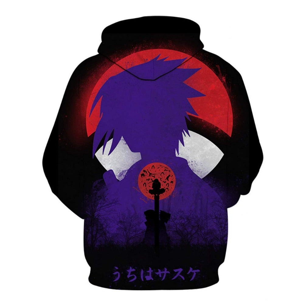 Naruto Series 3D Print Hoodies Men pullovers Anime Sasuke Uchiha Women Hoody Casual Sweatshirt Streetwear Harajuku Coat Tops | Vimost Shop.