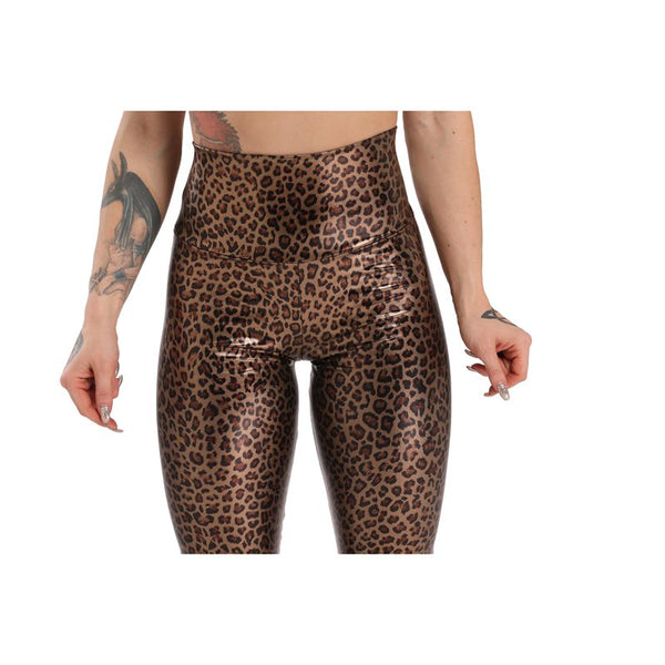 Sexy PU Leather Pants Women Elastic High Waist Hip Push Up Black Sexy Female Leggings Jegging Casual Skinny Pencil Pants Leopar | Vimost Shop.