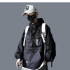 Hip Hop Men Cargo Jackes Letter Printed Autumn Casual Pullover Streetwear Harajuku Multi Pockets Male Coats | Vimost Shop.