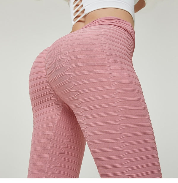 High Waist Gym Candy Color Running Workout Trousers | Vimost Shop.