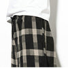Streetwear Mens Cotton Beach Pants Male Summer Casual Calf-Length Pants Man Plaid Hip Hop Baggy Loose Trousers | Vimost Shop.