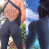 Sexy Women's Tracksuit Yoga Pants High Waist Gym Play Suit Push up Slim Sport Backless Top Running Sportswear Soft Jumpsuit | Vimost Shop.