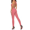 Sexy Women's Tracksuit Yoga Pants High Waist Gym Play Suit Push up Slim Sport Backless Top Running Sportswear Soft Jumpsuit | Vimost Shop.
