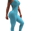 Sexy Women's Tracksuit Yoga Pants High Waist Gym Play Suit Push up Slim Sport Backless Top Running Sportswear Soft Jumpsuit | Vimost Shop.