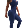 Sexy Women's Tracksuit Yoga Pants High Waist Gym Play Suit Push up Slim Sport Backless Top Running Sportswear Soft Jumpsuit | Vimost Shop.