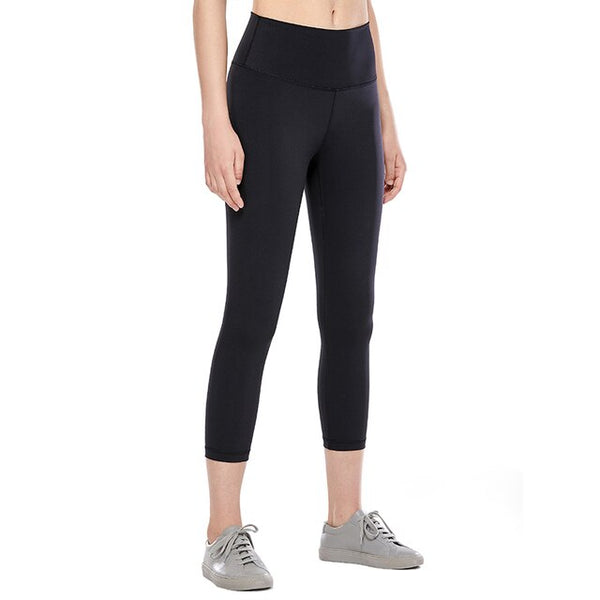 High Waisted Capri Workout Leggings for Women Hugged Feeling Athletic Compression Leggings -21 Inches