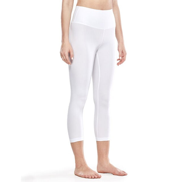 High Waisted Capri Workout Leggings for Women Hugged Feeling Athletic Compression Leggings -21 Inches