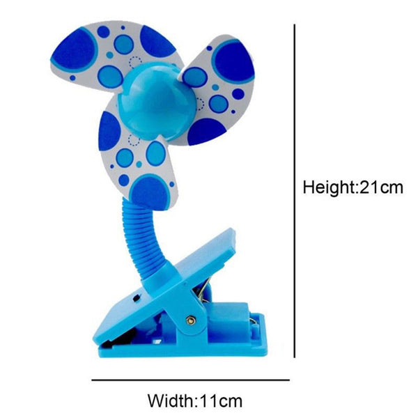 Summer Stroller Fan Portable Baby Sleeping Care Mini Safety USB Fan ---Can Clip On Pushchair /Baby Cots/Strollers/Playpens | Vimost Shop.