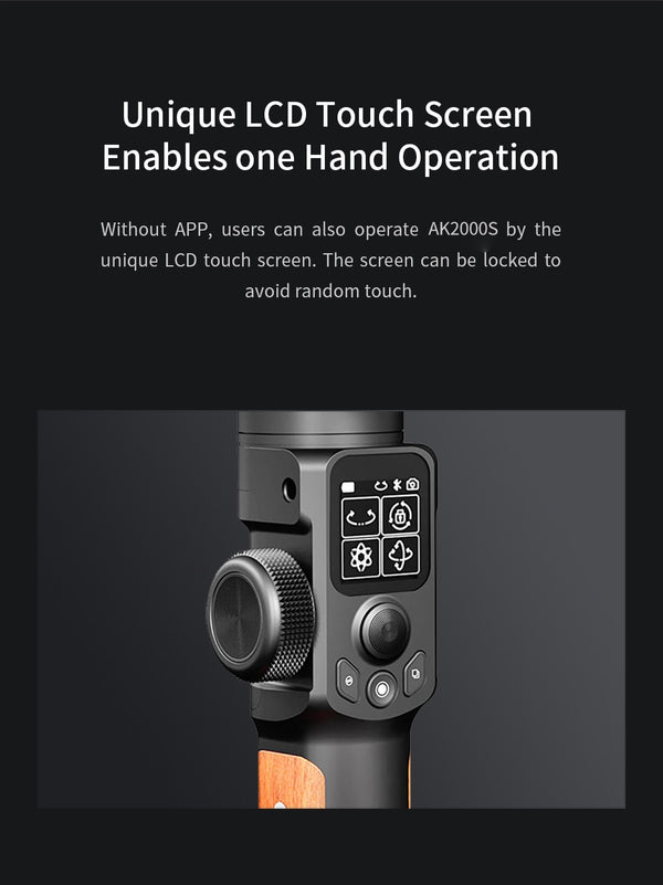Official AK2000S AK2000C DSLR Professional Camera Stabilizer Handheld Video Gimbal fit for DSLR Mirrorless Camera | Vimost Shop.