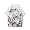 Japanese Geisha Tshirt Streetwear Short Sleeve T Shirt Japan Cotton Tops Tees Men Harajuku Hip Hop T-Shirt | Vimost Shop.
