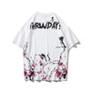 Japanese Geisha Tshirt Streetwear Short Sleeve T Shirt Japan Cotton Tops Tees Men Harajuku Hip Hop T-Shirt | Vimost Shop.