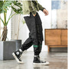 Streetwear Hip Hop Cargo Pants Spring Autumn Mens Baggy Pockets Ribbon Joggers Pants Men Japanes Style Black Harem Pants | Vimost Shop.