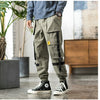 Streetwear Hip Hop Cargo Pants Spring Autumn Mens Baggy Pockets Ribbon Joggers Pants Men Japanes Style Black Harem Pants | Vimost Shop.