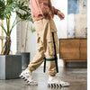 Streetwear Hip Hop Cargo Pants Spring Autumn Mens Baggy Pockets Ribbon Joggers Pants Men Japanes Style Black Harem Pants | Vimost Shop.