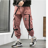 Streetwear Hip Hop Cargo Pants Spring Autumn Mens Baggy Pockets Ribbon Joggers Pants Men Japanes Style Black Harem Pants | Vimost Shop.