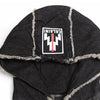 Hip Hop Hole Hooded Long Trench Jackets Coats Men Raw Edge Cloak Male Capes Gothic Punk Steampunk Overcoat Print Denim Full GUYI | Vimost Shop.
