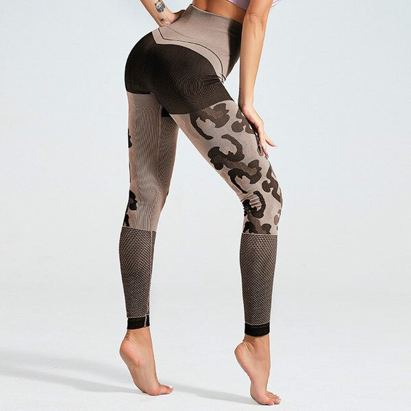 Stretchy Camo Sport Fitness Leggings Women High Waist Seamless Yoga Pants | Vimost Shop.