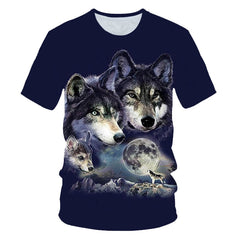 Wolf T shirt Women Snow Clothing Jungle Tshirt Tops Clothes 3d T-shirt Womens Hip hop Sexy Top Tee Female