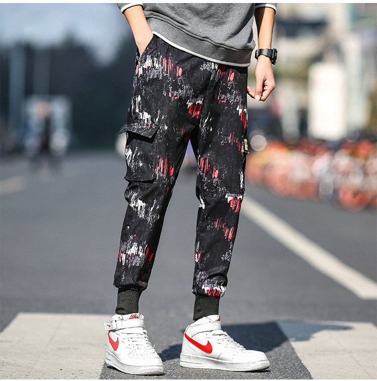 Streetwear Cargo Pants Men Hip Hop Pants Mens 2020 Autumn Harem Pant Harajuku Jogger Sweatpant Casual Trousers Male Pants | Vimost Shop.