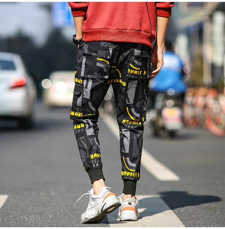 Streetwear Cargo Pants Men Hip Hop Pants Mens 2020 Autumn Harem Pant Harajuku Jogger Sweatpant Casual Trousers Male Pants | Vimost Shop.