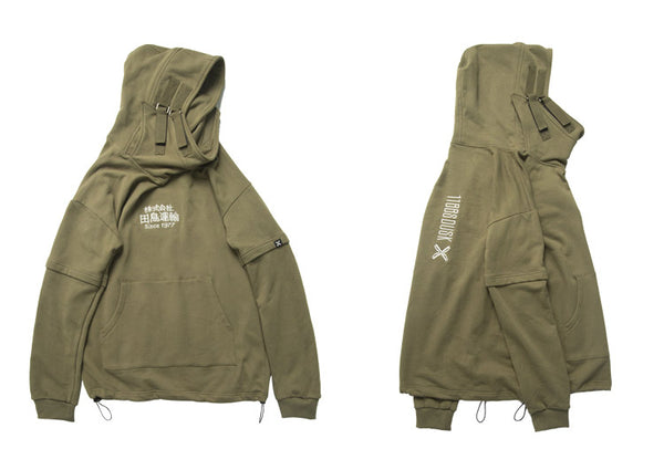 Embroidery Harajuku Hoodie Mens Casual Japanese Streetwear Hoodies Hip Hop Sweatshirts Man Pullovers Outerwear | Vimost Shop.