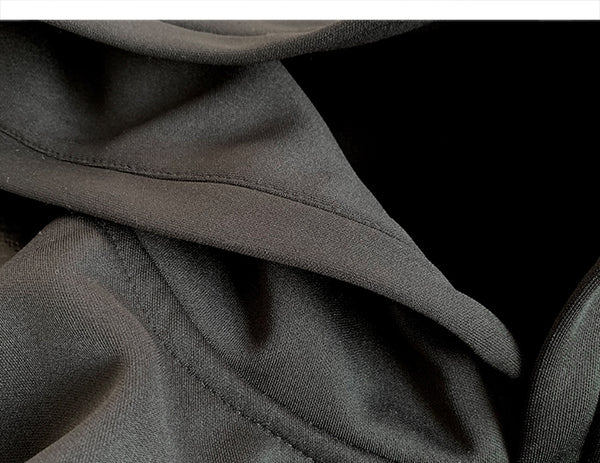 Letter Embroidered Hip Hop Cloak Long Jacket Men Casual Streetwear Harajuku Pockets Turtleneck Trench Coats Male | Vimost Shop.