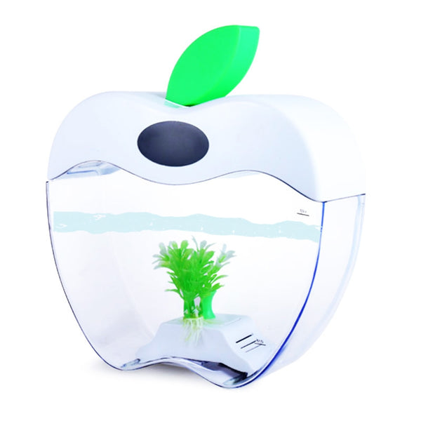 Aquarium USB Mini Aquarium with LED Night Light LCD Display Screen and Clock Fish Tank Personalise Aquarium Tank Fish Bowl D20 | Vimost Shop.